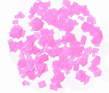 Конфетти квадратные розовые