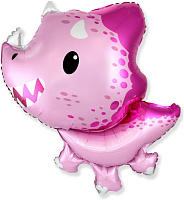 Дитинча Трицератопса міні 902858RS рожевий Фольга