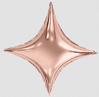 Шар Сириус 37" розовое-золото