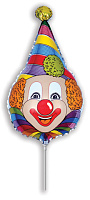 Голова клоуна міні *14 902009 Фольга