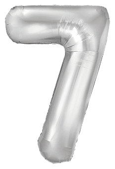 Цифра 7 Flexmetal Slim СРІБЛО ( 901917P)