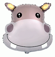 Голова гіпопотама 901873 Фольга