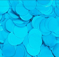 Конфетті КОЛО блакитний (2,3 см.) (1уп.=100 гр.)