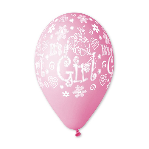13 пастель 06 рожевий з мал.GS 120/13" "Це Дівчинка" шовкографія (Італія) (50шт/уп) #091 937886