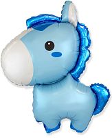 Маленькая лошадь мини 902857АВ голубая