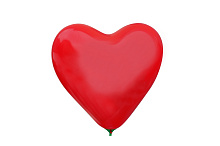 Сердце 6" пастель 45 красное (CR6)